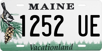 ME license plate 1252UE