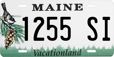 ME license plate 1255SI