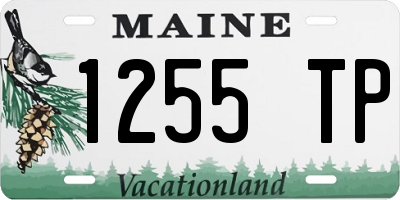 ME license plate 1255TP