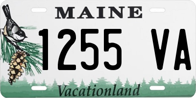 ME license plate 1255VA