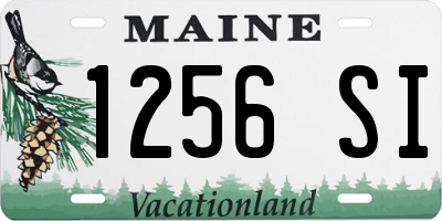 ME license plate 1256SI