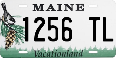 ME license plate 1256TL