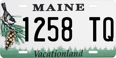 ME license plate 1258TQ