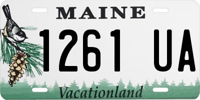 ME license plate 1261UA