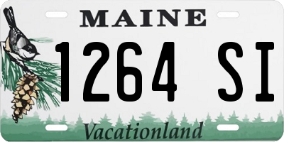ME license plate 1264SI
