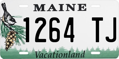 ME license plate 1264TJ