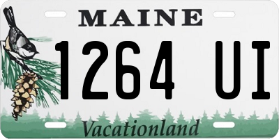 ME license plate 1264UI