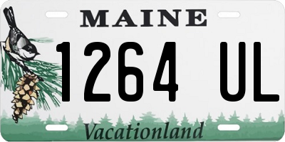 ME license plate 1264UL