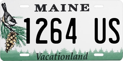 ME license plate 1264US