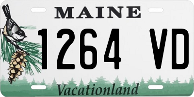 ME license plate 1264VD