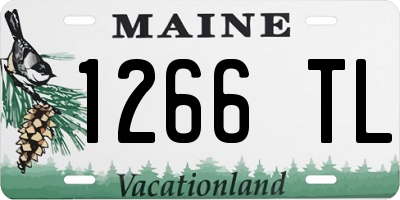 ME license plate 1266TL