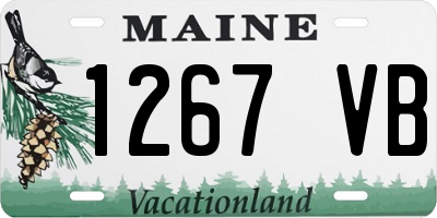 ME license plate 1267VB