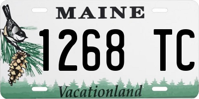 ME license plate 1268TC