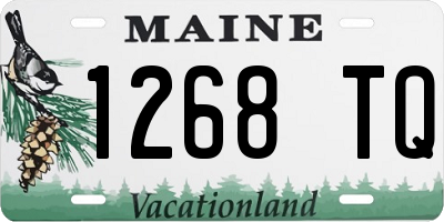 ME license plate 1268TQ