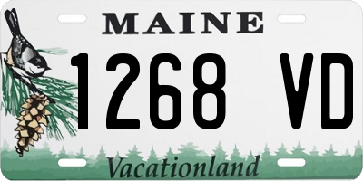 ME license plate 1268VD