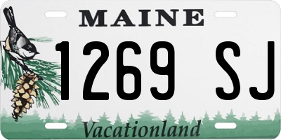 ME license plate 1269SJ