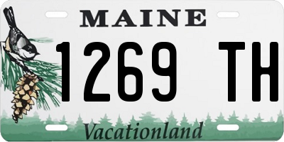ME license plate 1269TH