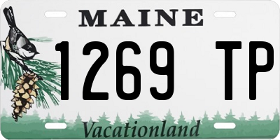 ME license plate 1269TP