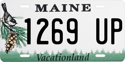 ME license plate 1269UP