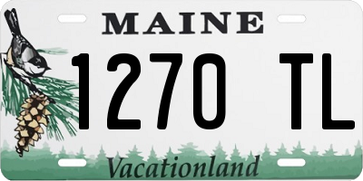 ME license plate 1270TL