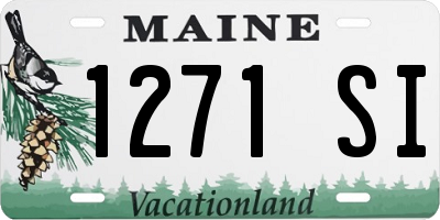 ME license plate 1271SI