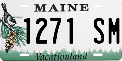 ME license plate 1271SM