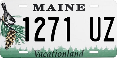 ME license plate 1271UZ