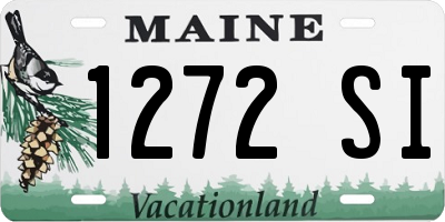 ME license plate 1272SI