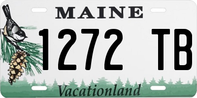 ME license plate 1272TB