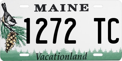 ME license plate 1272TC