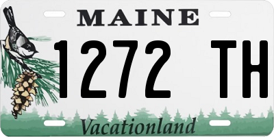 ME license plate 1272TH