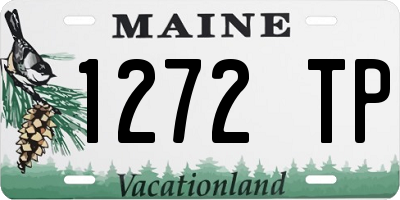 ME license plate 1272TP