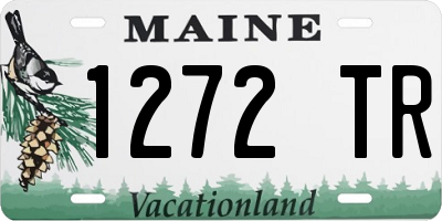 ME license plate 1272TR
