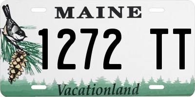 ME license plate 1272TT