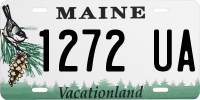 ME license plate 1272UA