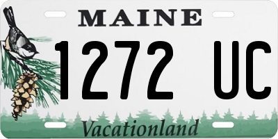 ME license plate 1272UC