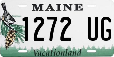 ME license plate 1272UG