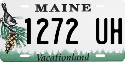 ME license plate 1272UH