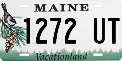 ME license plate 1272UT