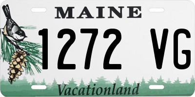 ME license plate 1272VG