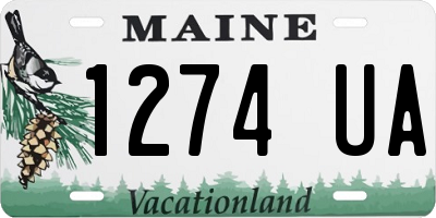 ME license plate 1274UA