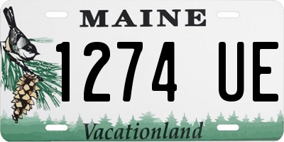 ME license plate 1274UE
