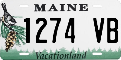 ME license plate 1274VB