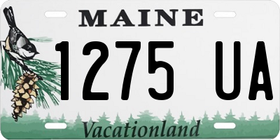 ME license plate 1275UA