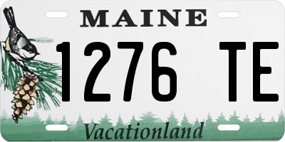 ME license plate 1276TE