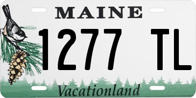 ME license plate 1277TL