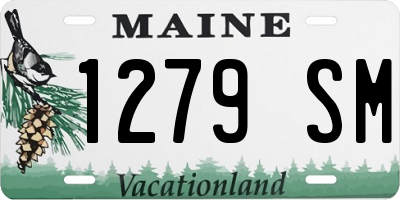 ME license plate 1279SM