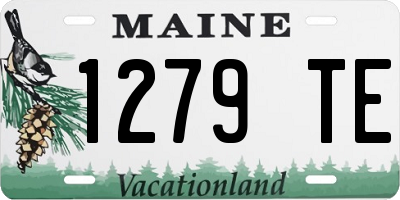ME license plate 1279TE