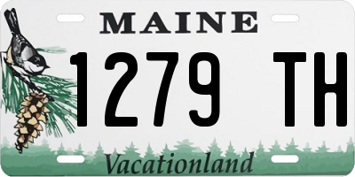 ME license plate 1279TH