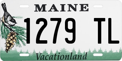 ME license plate 1279TL